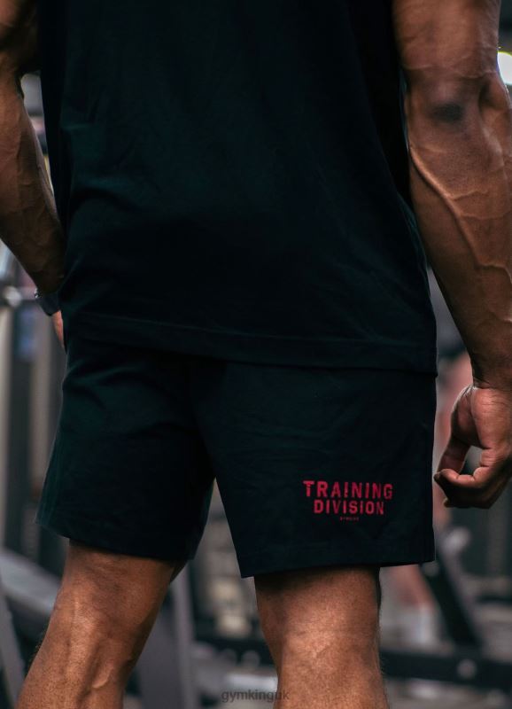 Gym King Training Division Short Black/Red Men Clothing J2PFB124 - Image 8