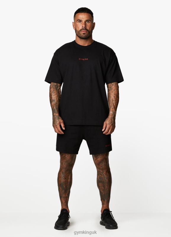 Gym King Training Division Short Black/Red Men Clothing J2PFB124 - Image 9