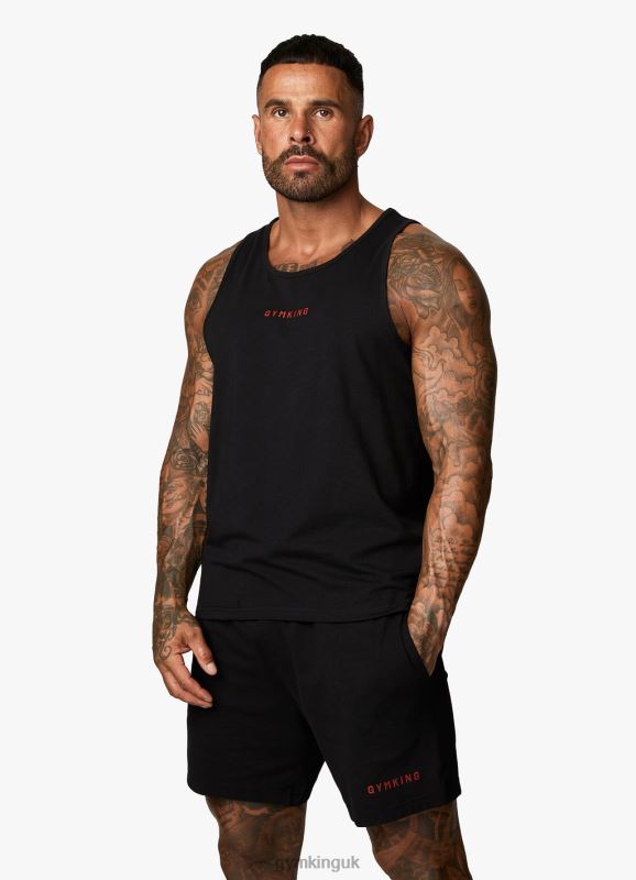 Gym King Training Division Short Black/Red Men Clothing J2PFB124 - Image 10
