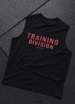 Gym King Training Division Tank Black/Red Men Clothing J2PFB184 - Image 13