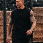 Gym King Training Division Tank Black/Red Men Clothing J2PFB184