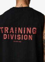 Gym King Training Division Tank Black/Red Men Clothing J2PFB184 - Image 4