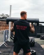 Gym King Training Division Tank Black/Red Men Clothing J2PFB184 - Image 6