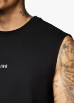 Gym King Training Division Tank Black/White Men Clothing J2PFB181 - Image 5