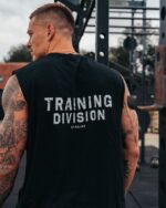 Gym King Training Division Tank Black/White Men Clothing J2PFB181 - Image 7