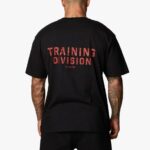 Gym King Training Division Tee Black/Red Men Clothing J2PFB52