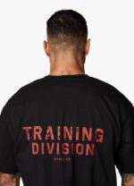Gym King Training Division Tee Black/Red Men Clothing J2PFB52 - Image 5