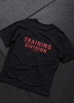 Gym King Training Division Tee Black/Red Men Clothing J2PFB52 - Image 8
