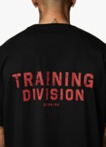 Gym King Training Division Tee Black/Red Men Clothing J2PFB52 - Image 9