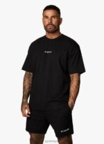 Gym King Training Division Tee Black/White Men Clothing J2PFB53 - Image 2
