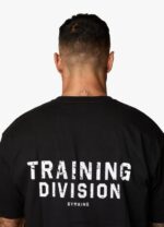 Gym King Training Division Tee Black/White Men Clothing J2PFB53 - Image 3
