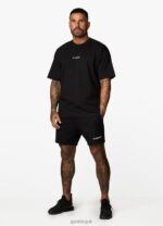 Gym King Training Division Tee Black/White Men Clothing J2PFB53 - Image 5