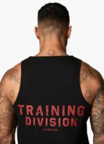 Gym King Training Division Vest Black/Red Men Clothing J2PFB185 - Image 4