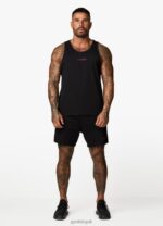 Gym King Training Division Vest Black/Red Men Clothing J2PFB185 - Image 5