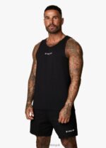 Gym King Training Division Vest Black/White Men Clothing J2PFB182 - Image 2