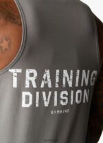 Gym King Training Division Vest Grey/White Men Clothing J2PFB233 - Image 6