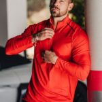 Gym King Uprising Funnel Red Rush Men Clothing J2PFB194