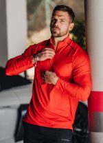 Gym King Uprising Funnel Red Rush Men Clothing J2PFB194