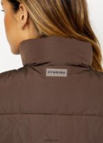 Gym King Utility Gilet Chocolate Women Clothing J2PFB637 - Image 5