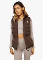 Gym King Utility Gilet Chocolate Women Clothing J2PFB637 - Image 8
