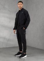 Gym King Utility Woven Bomber Black Men Clothing J2PFB261 - Image 11