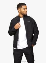Gym King Utility Woven Bomber Black Men Clothing J2PFB261 - Image 8