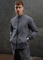 Gym King Utility Woven Bomber Graphite Men Clothing J2PFB265