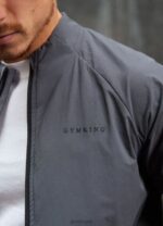 Gym King Utility Woven Bomber Graphite Men Clothing J2PFB265 - Image 4