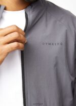 Gym King Utility Woven Bomber Graphite Men Clothing J2PFB265 - Image 7