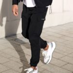 Gym King Utility Woven Cargo Pant Black Men Clothing J2PFB281