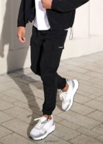 Gym King Utility Woven Cargo Pant Black Men Clothing J2PFB281 - Image 5