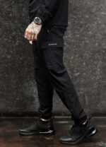 Gym King Utility Woven Cargo Pant Black Men Clothing J2PFB281 - Image 10