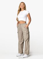 Gym King Utility Woven Cargo Pant Mocha Women Clothing J2PFB591 - Image 3