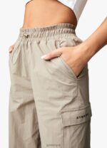 Gym King Utility Woven Cargo Pant Mocha Women Clothing J2PFB591 - Image 9