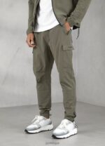 Gym King Utility Woven Cargo Pant Olive Men Clothing J2PFB280 - Image 2