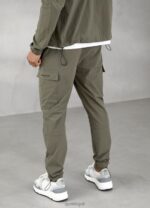 Gym King Utility Woven Cargo Pant Olive Men Clothing J2PFB280 - Image 8