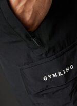 Gym King Utility Woven Cargo Short Black Men Clothing J2PFB142 - Image 7