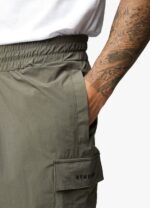 Gym King Utility Woven Cargo Short Olive Men Clothing J2PFB143 - Image 9