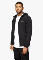 Gym King Utility Woven Hood Black Men Clothing J2PFB263 - Image 2