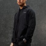 Gym King Utility Woven Hood Black Men Clothing J2PFB263