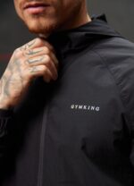Gym King Utility Woven Hood Black Men Clothing J2PFB263 - Image 4