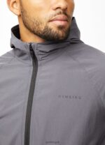 Gym King Utility Woven Hood Graphite Men Clothing J2PFB264 - Image 4