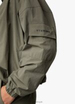 Gym King Utility Woven Jacket Olive Women Clothing J2PFB635 - Image 12