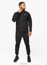 Gym King Utility Woven Tracksuit Black Men Clothing J2PFB249 - Image 11