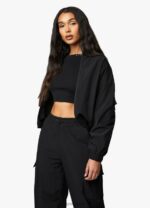 Gym King Utility Woven Tracksuit Black Women Clothing J2PFB566 - Image 14