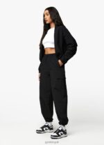 Gym King Utility Woven Tracksuit Black Women Clothing J2PFB566 - Image 16
