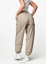 Gym King Utility Woven Tracksuit Mocha Women Clothing J2PFB567 - Image 12