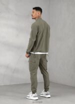 Gym King Utility Woven Tracksuit Olive Men Clothing J2PFB248 - Image 13
