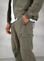 Gym King Utility Woven Tracksuit Olive Men Clothing J2PFB248 - Image 16