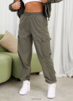 Gym King Utility Woven Tracksuit Olive Women Clothing J2PFB565 - Image 13